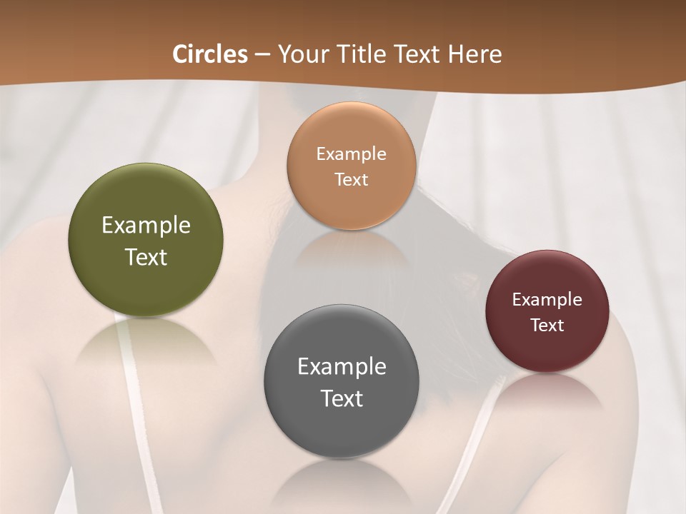 Curved Large Fairground Ride PowerPoint Template