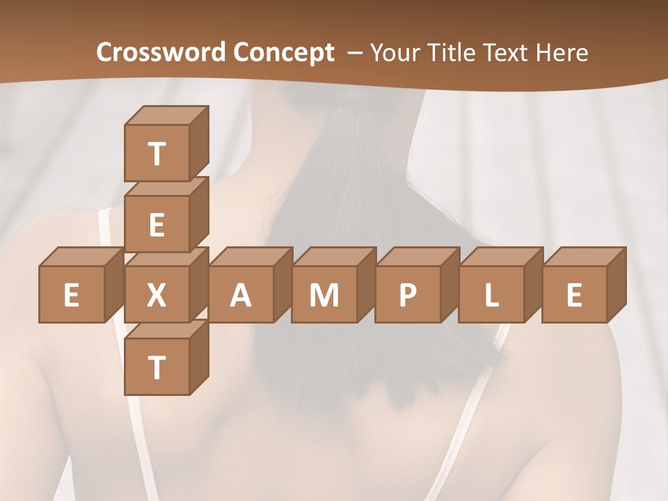 Curved Large Fairground Ride PowerPoint Template