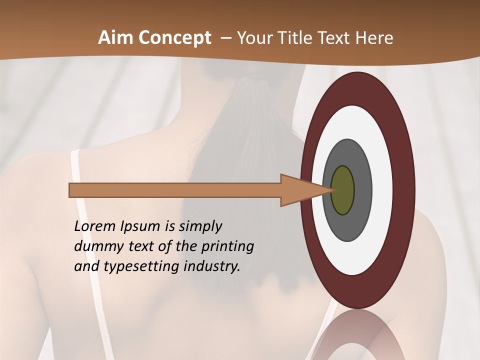 Curved Large Fairground Ride PowerPoint Template