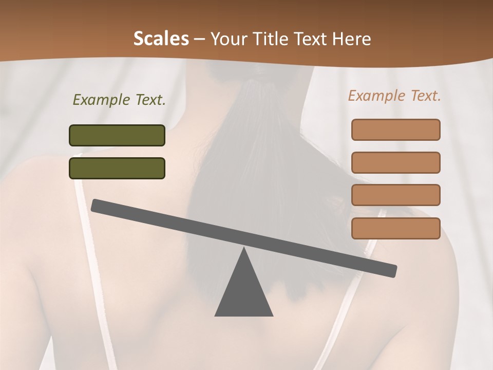 Curved Large Fairground Ride PowerPoint Template