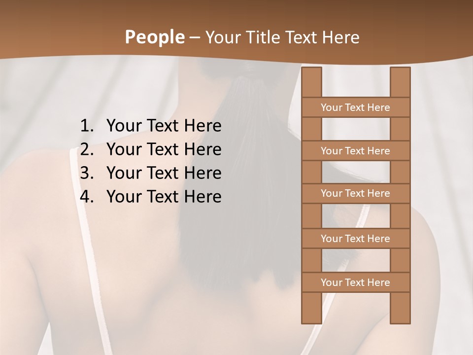 Curved Large Fairground Ride PowerPoint Template