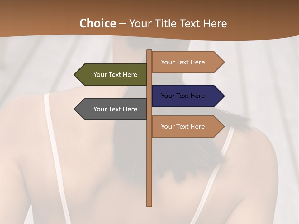 Curved Large Fairground Ride PowerPoint Template