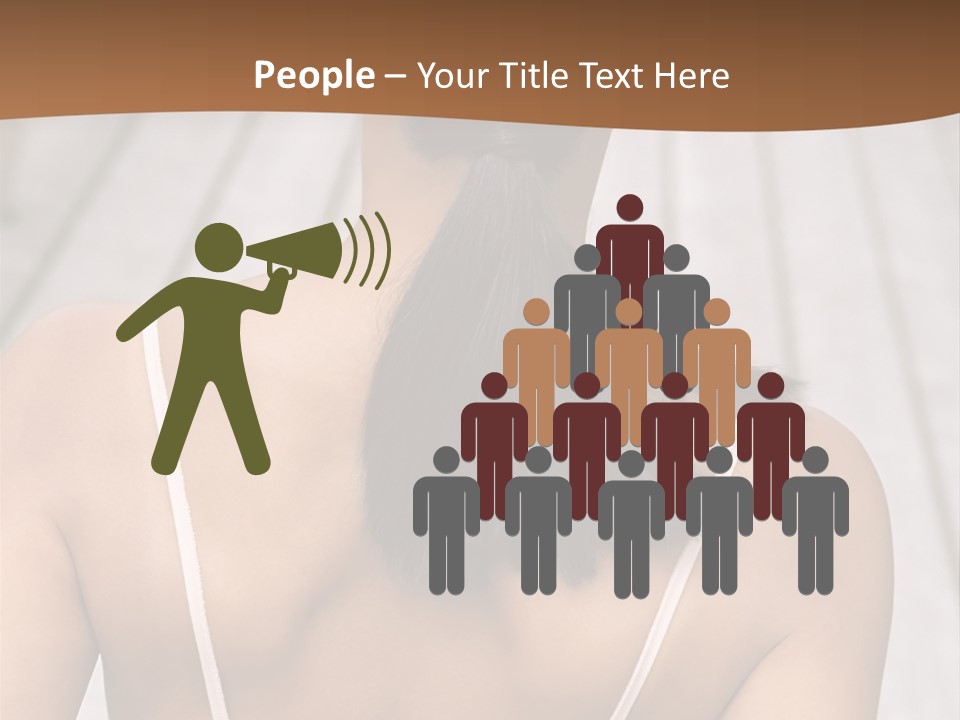 Curved Large Fairground Ride PowerPoint Template