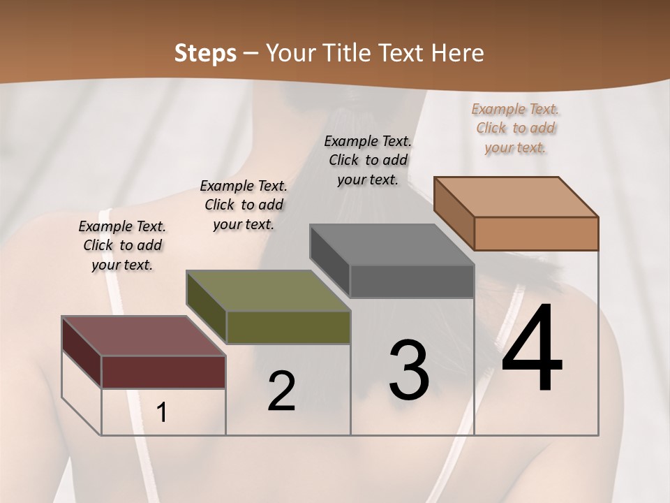 Curved Large Fairground Ride PowerPoint Template