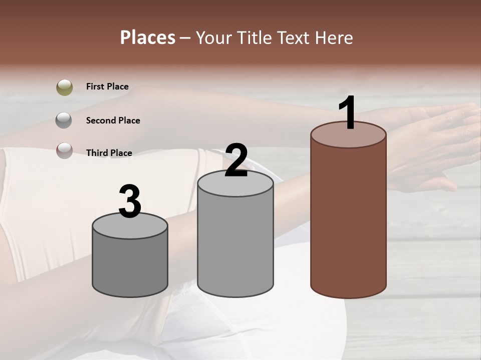 Grown Ups Woman Rides PowerPoint Template