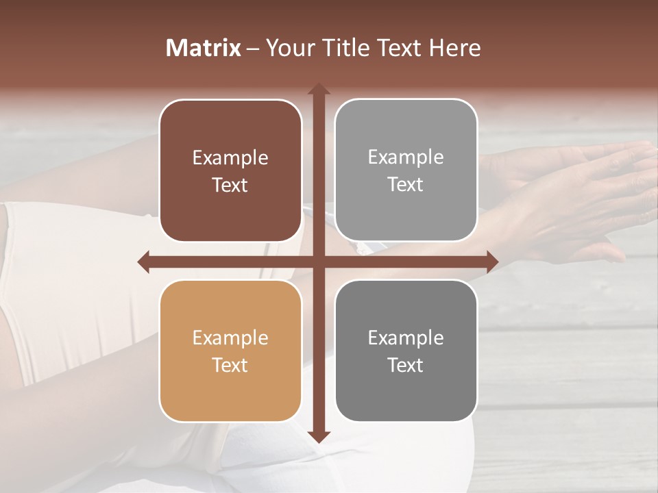 Grown Ups Woman Rides PowerPoint Template