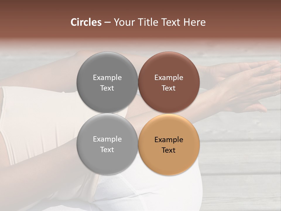 Grown Ups Woman Rides PowerPoint Template