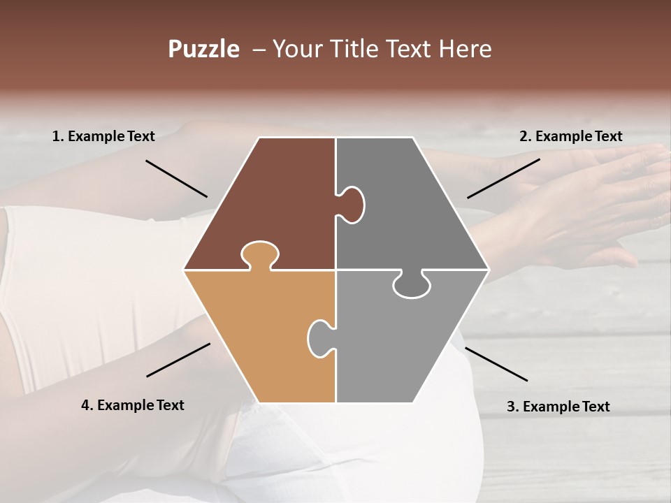 Grown Ups Woman Rides PowerPoint Template