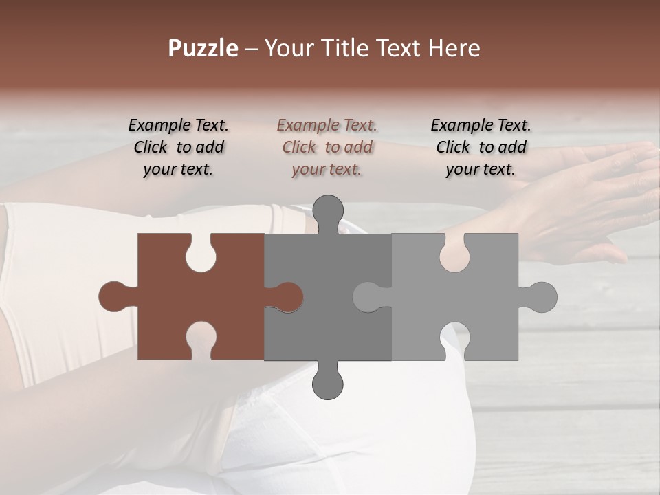 Grown Ups Woman Rides PowerPoint Template