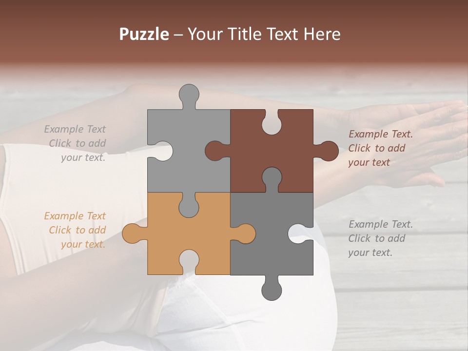 Grown Ups Woman Rides PowerPoint Template