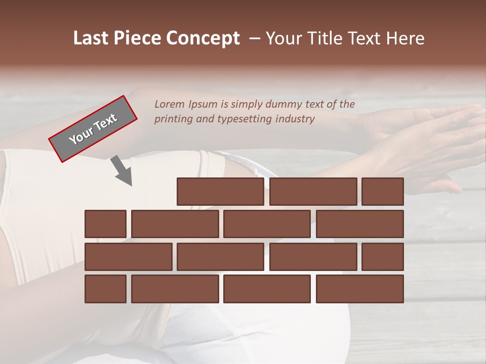 Grown Ups Woman Rides PowerPoint Template