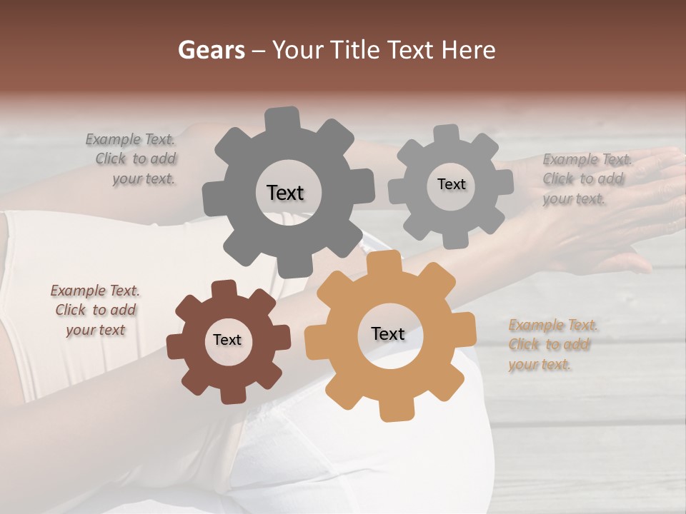 Grown Ups Woman Rides PowerPoint Template