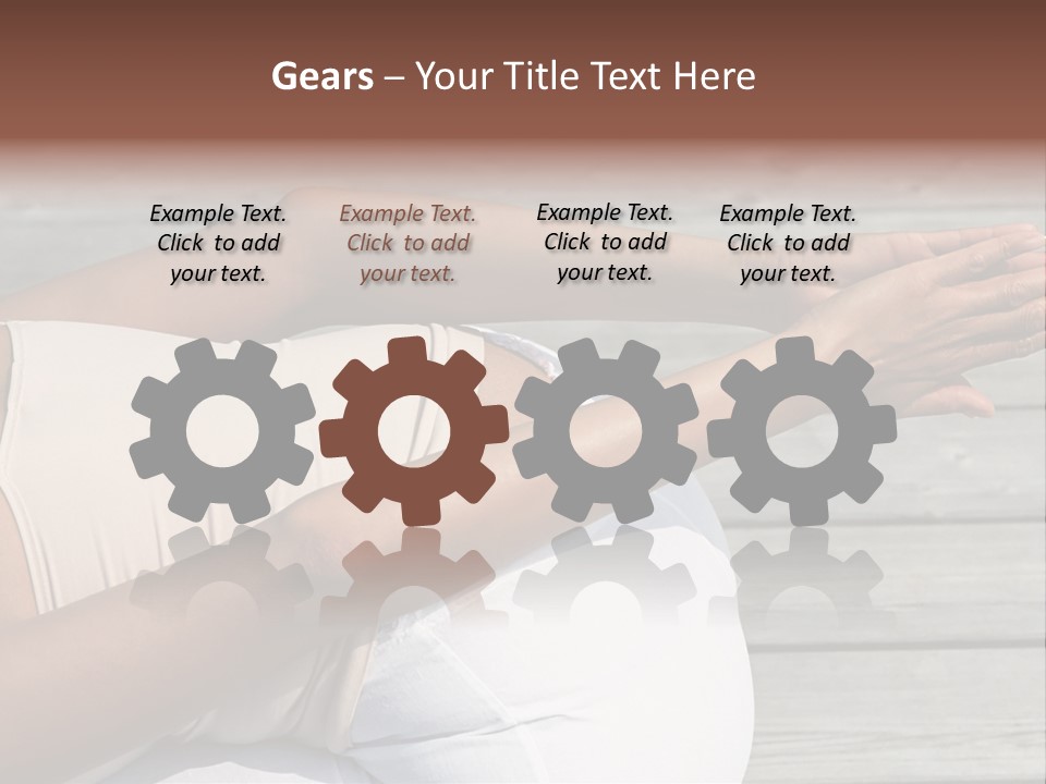 Grown Ups Woman Rides PowerPoint Template