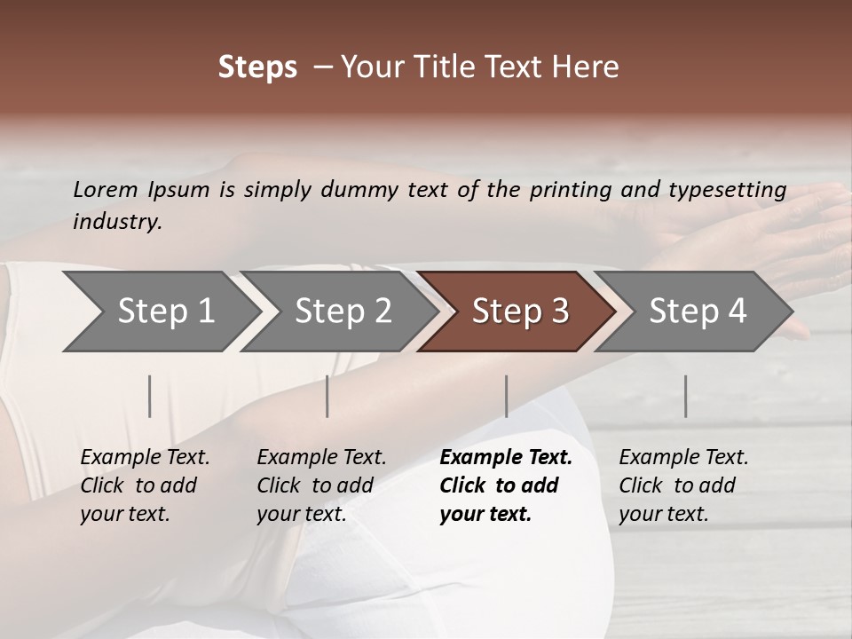 Grown Ups Woman Rides PowerPoint Template