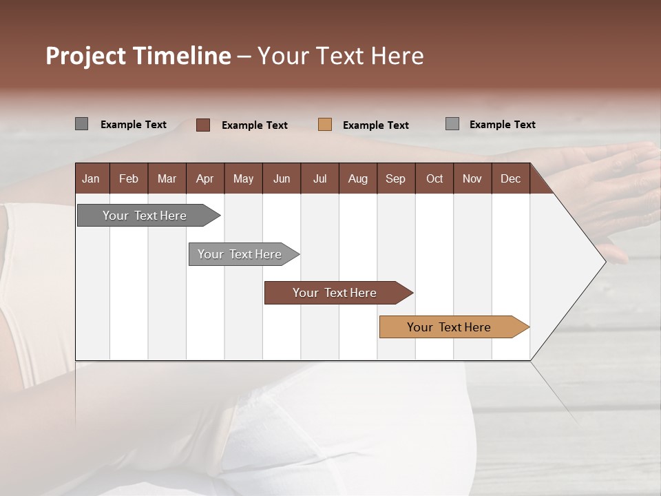 Grown Ups Woman Rides PowerPoint Template