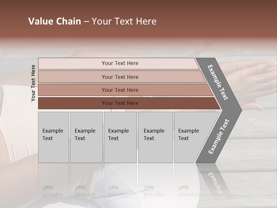 Grown Ups Woman Rides PowerPoint Template