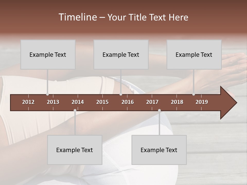 Grown Ups Woman Rides PowerPoint Template