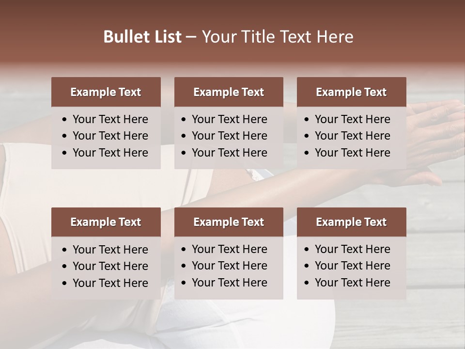 Grown Ups Woman Rides PowerPoint Template