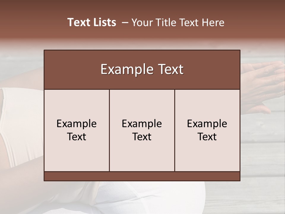 Grown Ups Woman Rides PowerPoint Template