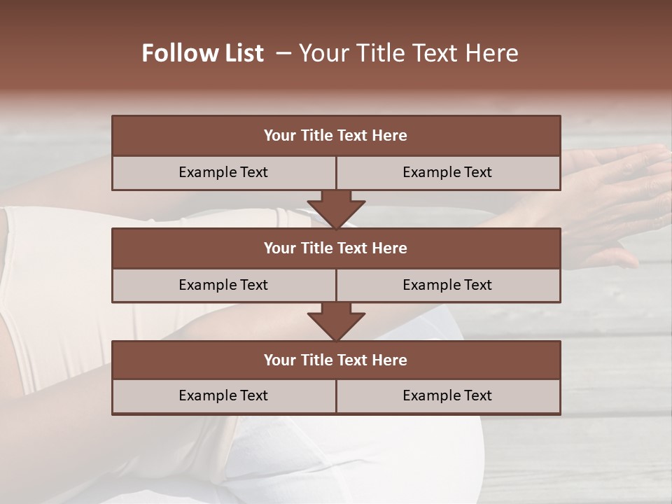 Grown Ups Woman Rides PowerPoint Template