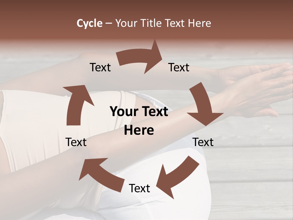 Grown Ups Woman Rides PowerPoint Template