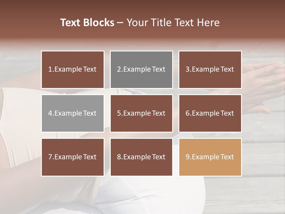 Grown Ups Woman Rides PowerPoint Template