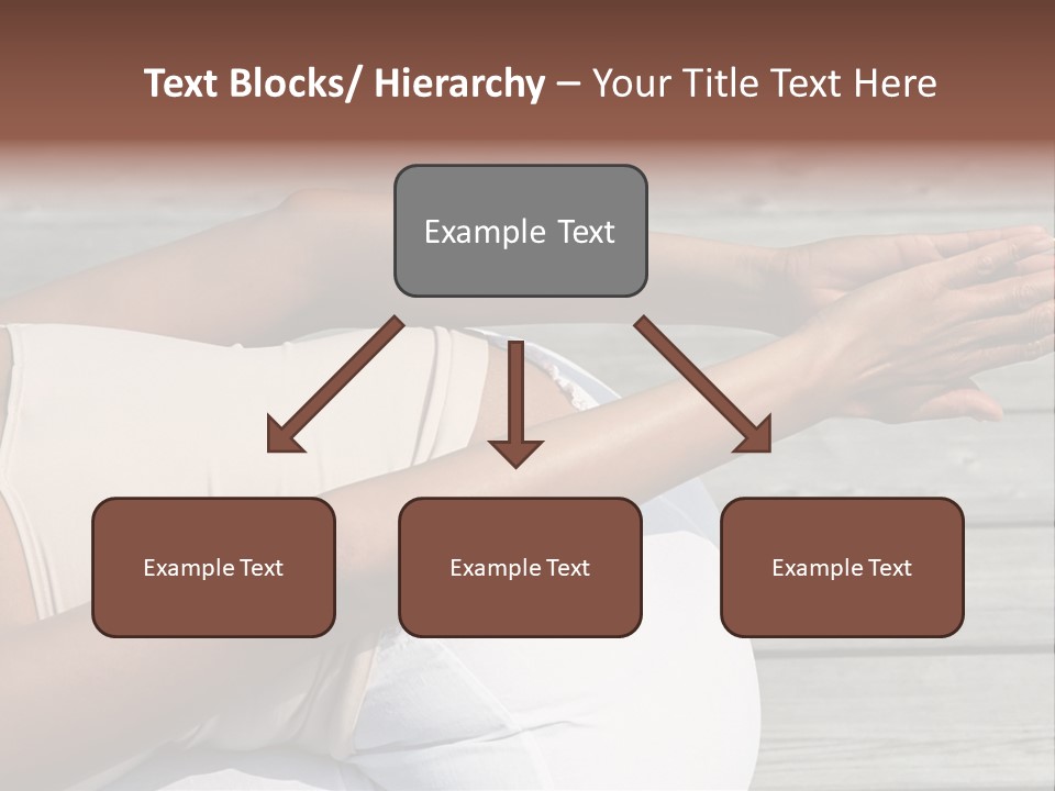 Grown Ups Woman Rides PowerPoint Template