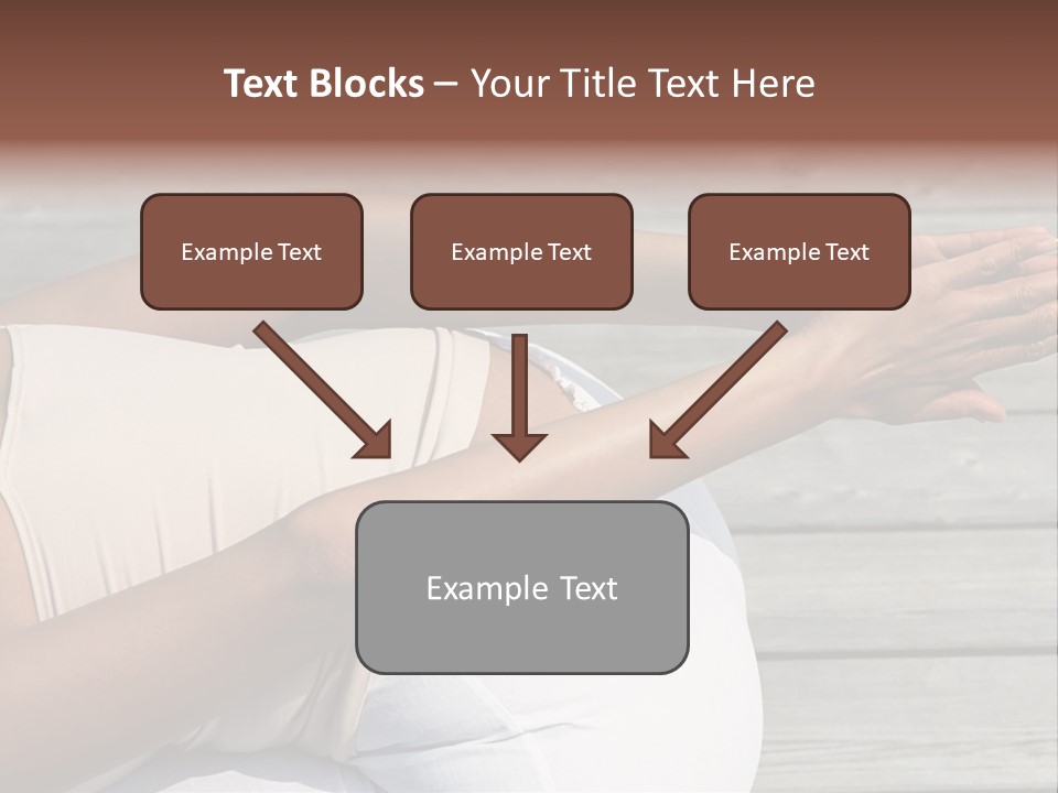 Grown Ups Woman Rides PowerPoint Template