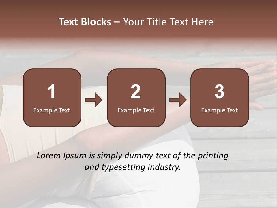 Grown Ups Woman Rides PowerPoint Template