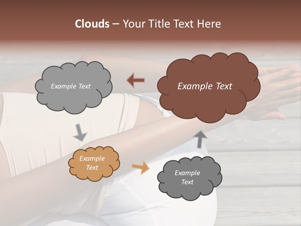 Grown Ups Woman Rides PowerPoint Template