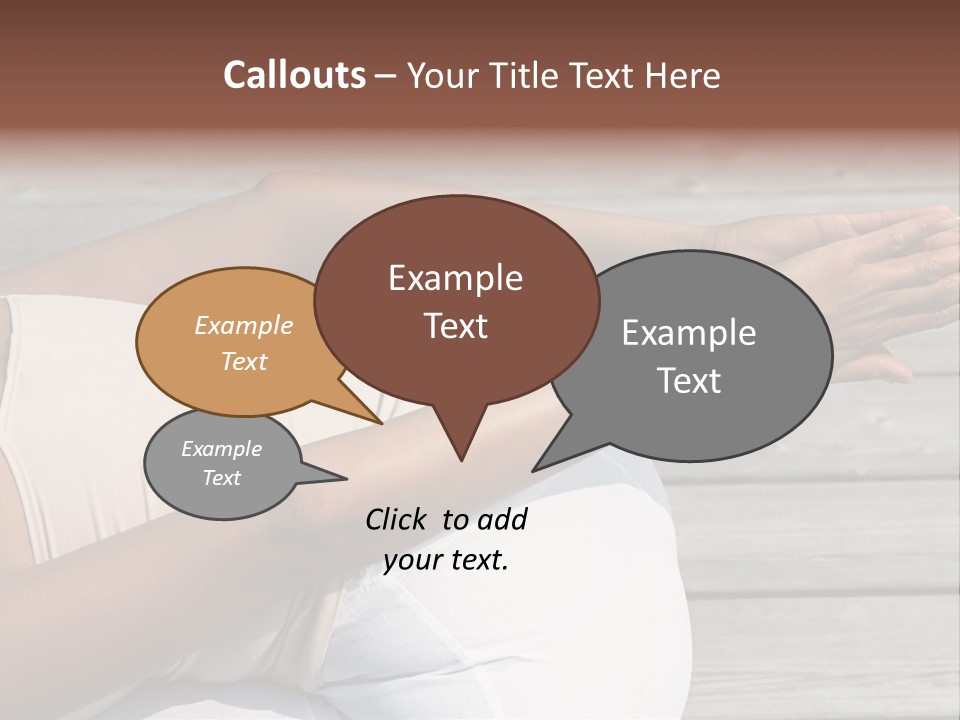 Grown Ups Woman Rides PowerPoint Template