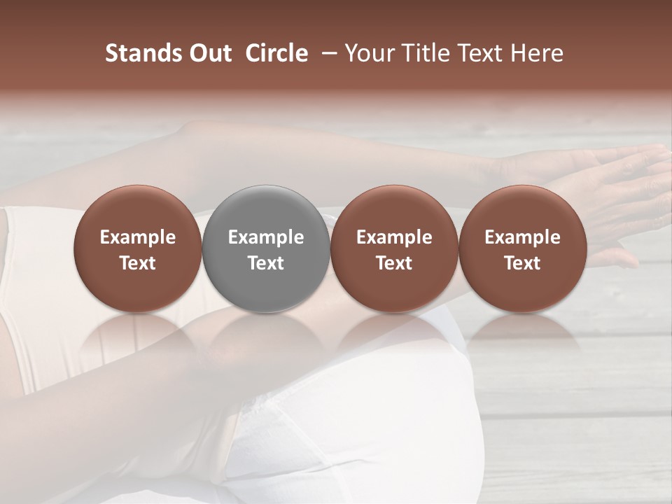 Grown Ups Woman Rides PowerPoint Template