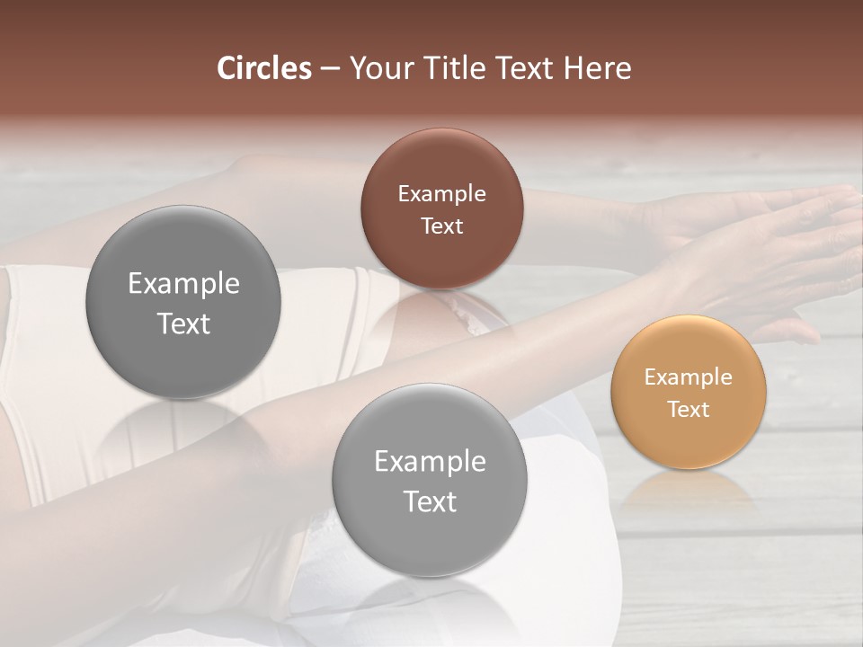 Grown Ups Woman Rides PowerPoint Template