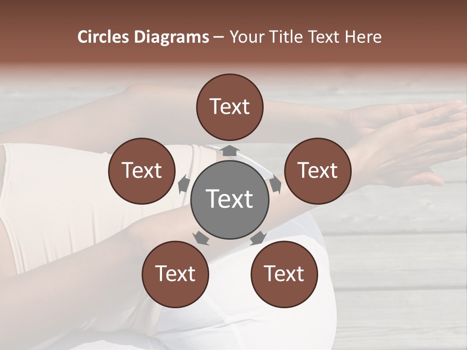 Grown Ups Woman Rides PowerPoint Template