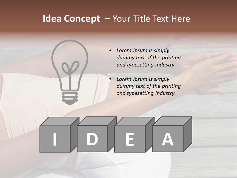 Grown Ups Woman Rides PowerPoint Template