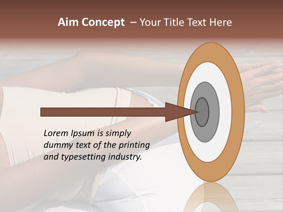 Grown Ups Woman Rides PowerPoint Template