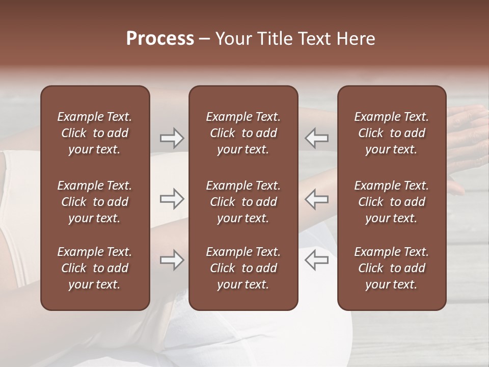 Grown Ups Woman Rides PowerPoint Template