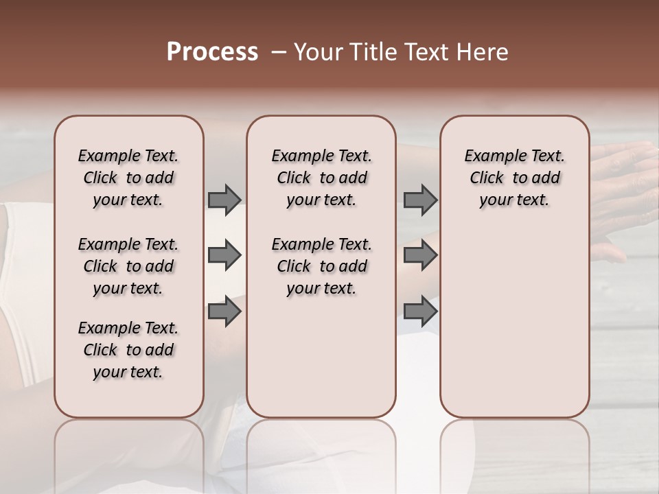 Grown Ups Woman Rides PowerPoint Template