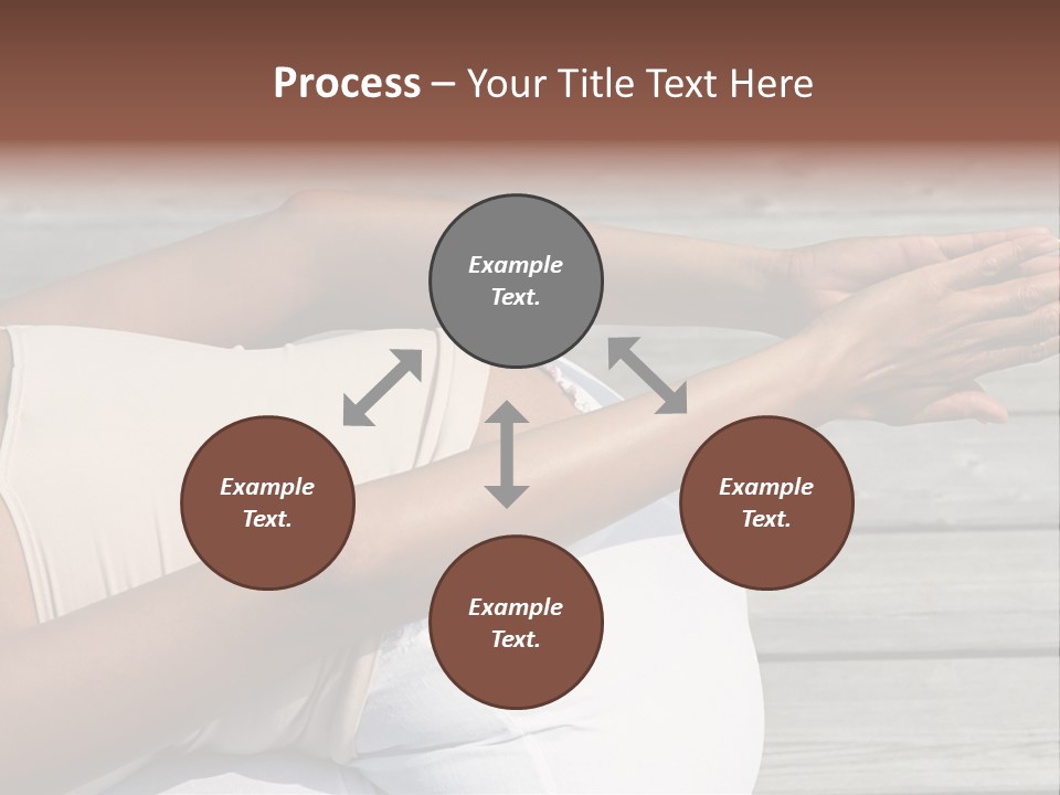 Grown Ups Woman Rides PowerPoint Template