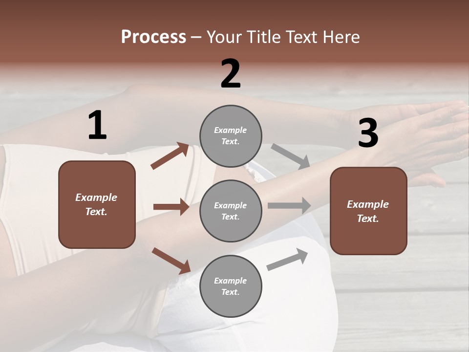 Grown Ups Woman Rides PowerPoint Template