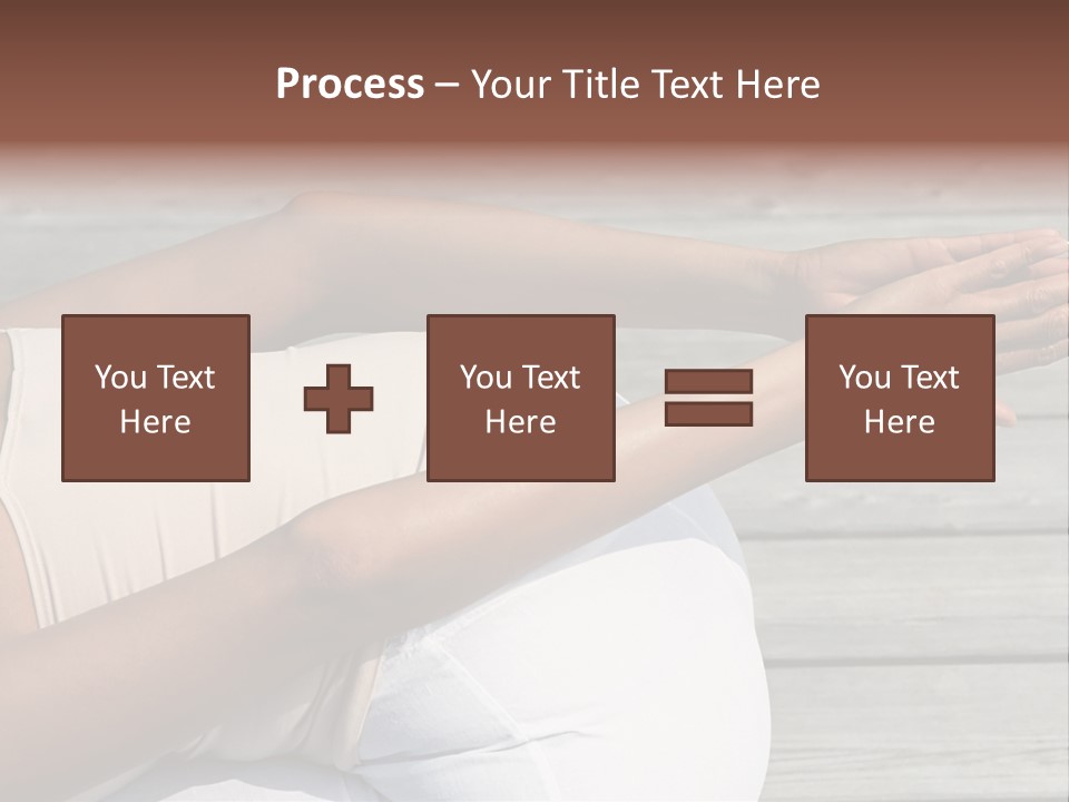 Grown Ups Woman Rides PowerPoint Template