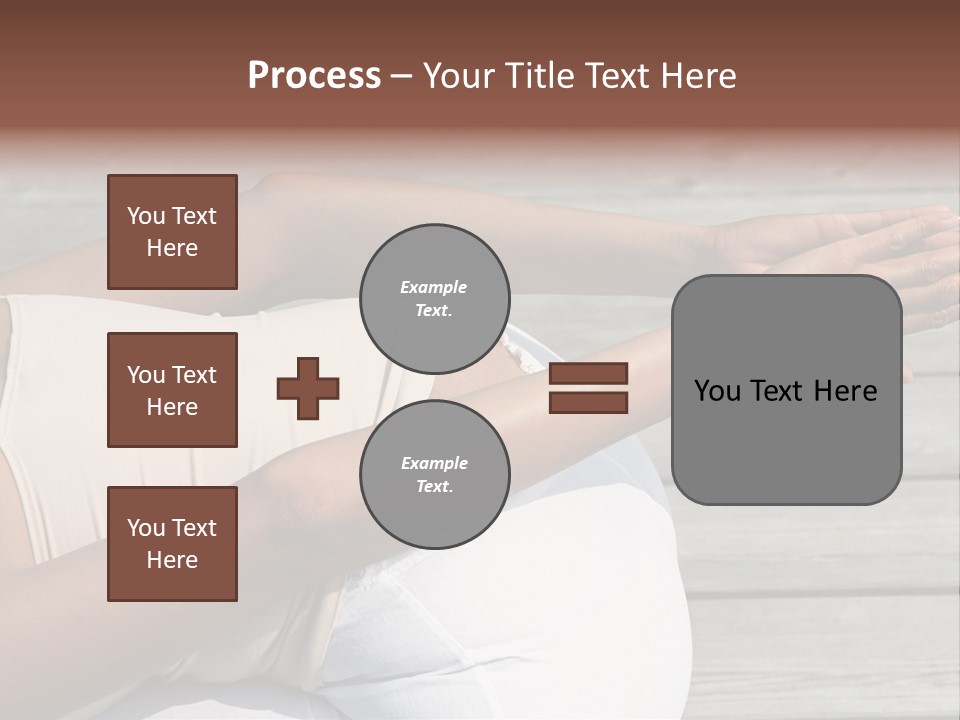 Grown Ups Woman Rides PowerPoint Template