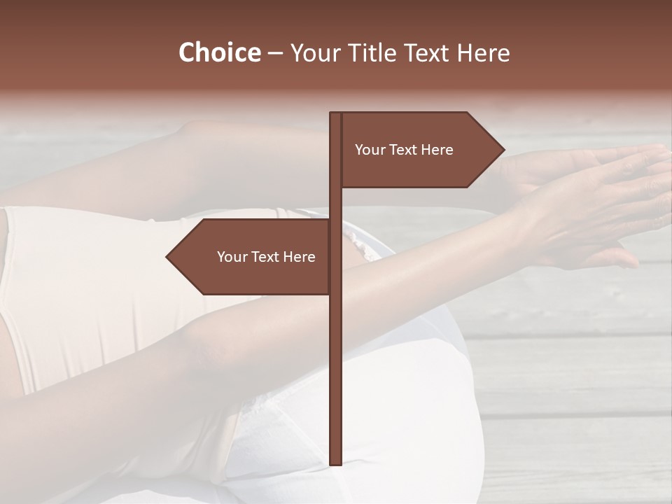 Grown Ups Woman Rides PowerPoint Template