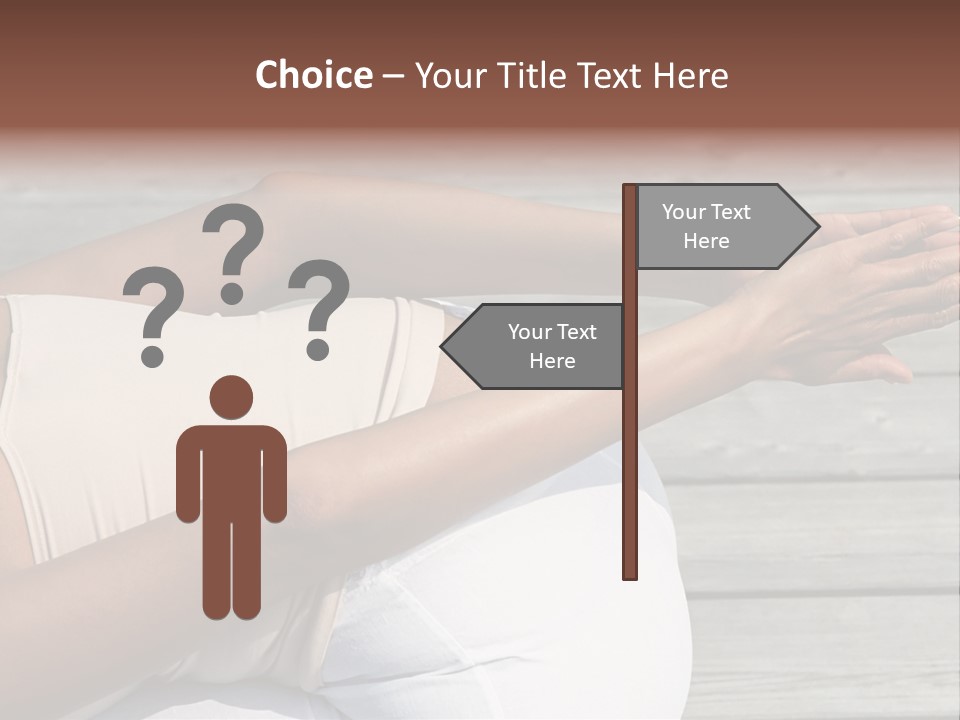 Grown Ups Woman Rides PowerPoint Template