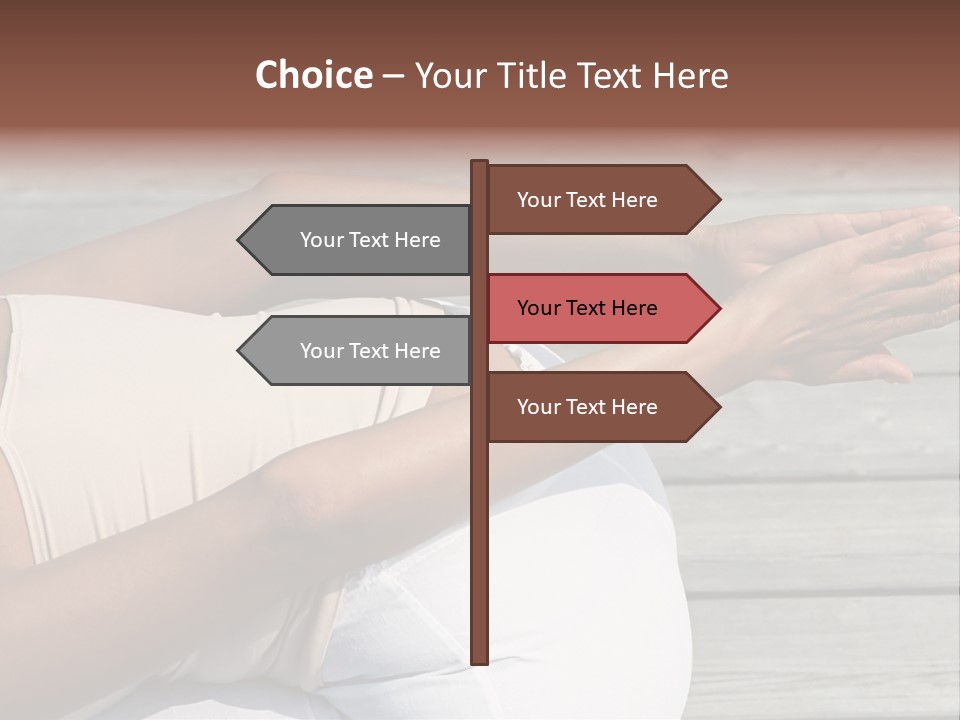 Grown Ups Woman Rides PowerPoint Template