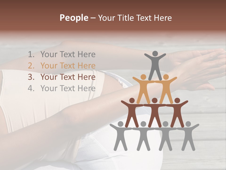 Grown Ups Woman Rides PowerPoint Template