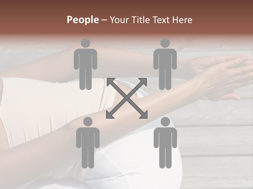 Grown Ups Woman Rides PowerPoint Template