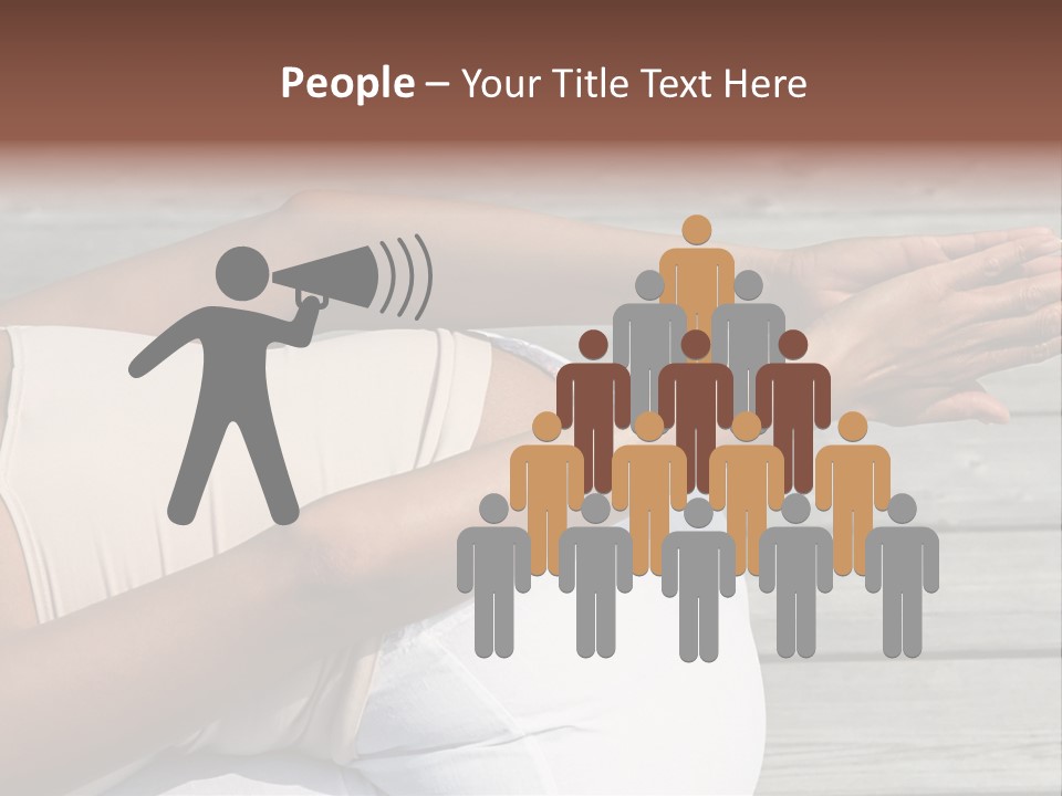 Grown Ups Woman Rides PowerPoint Template