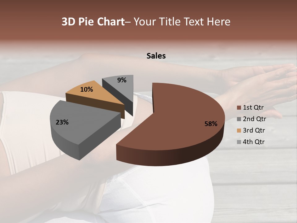 Grown Ups Woman Rides PowerPoint Template