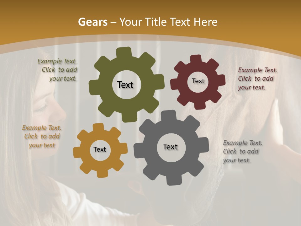 Animal Mural Stockphotograph PowerPoint Template